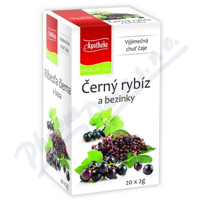 Apotheke �ern� ryb�z a bezinky 20x2g