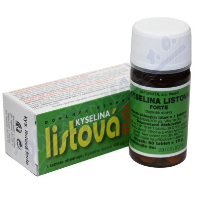 Naturvita Kyselina listov� forte 60tbl