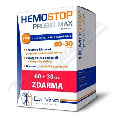 Hemostop Probio Max DaVinci 60 + 30tob