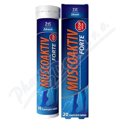 Zdrovit Muscoactiv stop křečím forte šumivé tbl 20ks