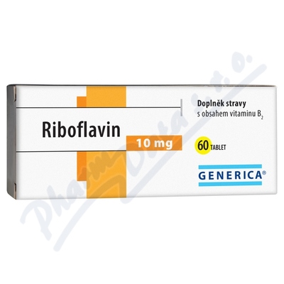 Riboflavin Generica 10mg 60tbl