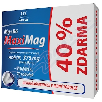 MaxiMag Ho���k 375mg+B6 50+20 tobolek