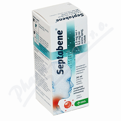 Septabene 1.5mg/ml+5.0mg/ml spr.sol.30ml