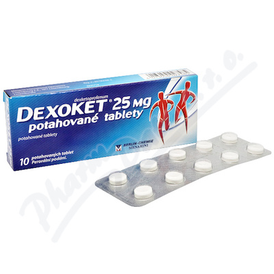 Dexoket 25mg tbl.flm.10x25mg