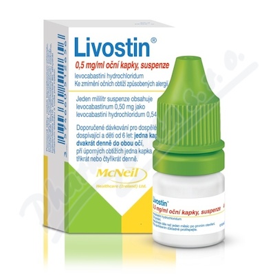 LIVOSTIN 0,5MG/ML O�N� KAPKY 4ML