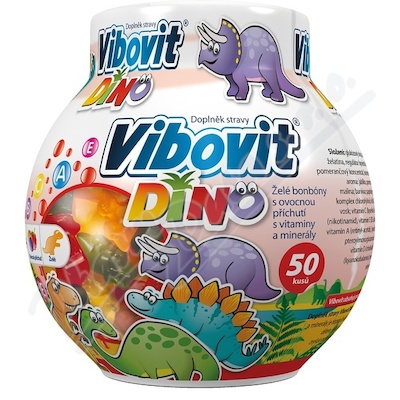 Vibovit Dino �el� bonb�ny 50ks