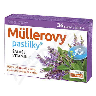 M�llerovy pastilky se �alv�j b.cuk.36ks